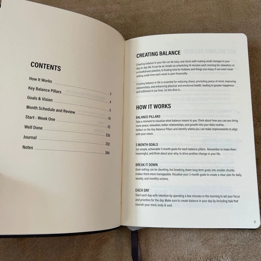 MindPanda 3 Month Undated Productivity Daily Planner Guided 90-Day System